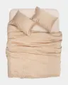 Набор наволочек из тенселя 50х70 см, цвет бежевый, 2 шт