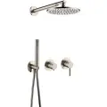 Душевой комплект с тропическим душем Grocenberg GB5090NK Никель