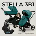 Коляска для новорожденных 3 в 1 Sweet Baby Stella Green