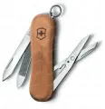 Нож VICTORINOX, Evowood, складной, нержавеющая сталь, кольцо для ключей