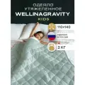 Детское утяжеленное одеяло WELLINAGRAVITY сенсорное 110x140 см мятное 2 кг