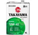 Масло моторное 10W40 полусинтетическое TAKAYAMA API SL, ACEA A3/B4 4 л
