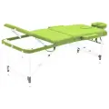 Массажный складной стол Med-Mos JFAL01A трехсекционный, фисташковый