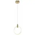 Светильник подвесной, ZORTES RINGER, Мощность- 17Вт, Тип лампы -Встроенный LED, Цвет - Золото, Диаметр 200мм