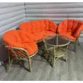 Подушки для мебели Багама люкс оранжевые
