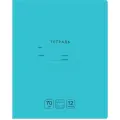 Тетрадь школьная 12л, А5 BG Отличная (косая линейка, скрепка) бирюзовая (Т5ск12 11760), 10шт.