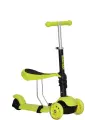 Самокат-беговел MG023 (светящиеся колёса, лимонный)