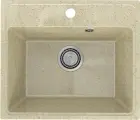 Мойка кухонная Practik PR-M 490-002 прямоугольная, 49x42, бежевая, российская