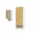 Есэндвич Grand Лаворо 8 Шкаф настольный 40х110х25 см (Белый/Дуб бунратти), с полками, для офиса и детской