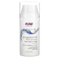NOW Foods, Solutions, Progesterone from wild yam, крем для восстановления баланса кожи с прогестероном из дикого ямса, без аромата, 20 мг, 85 г