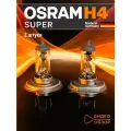 Лампа автомобильная галогеновая для фар H4 OSRAM OFF-ROAD Super Bright Premium 4800К 100/90Вт 12В 2 шт.