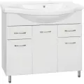 Тумба без раковины Style Line Эко Стандарт 26 (2 ящ.) для раковины Эльбрус 100