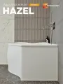 Панель боковая для асимметричной ванны HAZEL 160х95 см, левая, MODULEASY 02хэй16бл