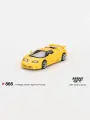 Машинка TSM Mini GT 1/64 #866 Bugatti EB110 Super Sport Giallo Bugatti Yellow Die-cast Alloy Car Model Toy Gift