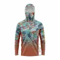 Джерси Своя Атмосфера для рыбалки и активного отдыха с длинным рукавом и капюшоном, защита от солнца UPF 50.