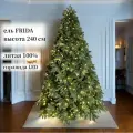 Искусственная елка TREE STYLE модель FRIDA со светодиодной гирляндой, Литая, 240 см