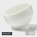 Сахарница Magistro OliveQueen, 360 мл, 12×10,5 см, фарфор, белая