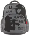 Рюкзак Bruno Visconti Junior Хип-Хоп. Силуэты. Hate me, 12-002-180/05, серый