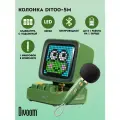 Портативная колонка с микрофоном Divoom Ditoo-5M, зеленый, с пиксельным LED экраном