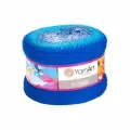 Пряжа для вязания YarnArt Flowers 299 синий голубой 250 гр/1000 м 55% хлопок, 45% полиакрил