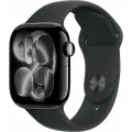 Умные часы Apple Watch Series 11 46mm Jet Black Aluminium Case with Black Sport Band S/M