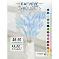 Сухоцвет Лагурус для декора Trava Decor букет цветов для вазы, зеленая
