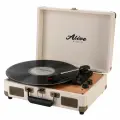 Виниловый проигрыватель Alive Audio GLAM The Canvas Edition Ivory с Bluetooth