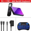 H96 MAX M9 AI ТВ-приставка Android 14, 8 ядер, 4ГБ RAM, 128 ГБ Европейская, 8G 128G Add keyboard