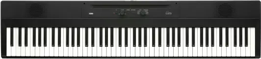 KORG L1 BK цифровое пианино, 88 клавиш, цвет черный. Пюпитр и педаль в комплекте