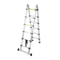 Стремянка-лестница телескопическая тундра, раскладная, алюминиевая, 1.9 х 1.9 м 882101