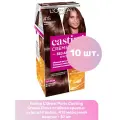 L'Oreal Paris Casting Creme Gloss стойкая краска-уход для волос, 415 морозный каштан - 10 шт