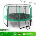 Каркасный батут Unix Line 12ft Supreme Game 366х366х269 см , green