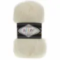 Пряжа Alize MOHAIR CLASSIC 01 кремовый (5 мотков)