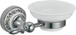 Мыльница керамическая Savol с настенным держателем 68а (S-06859A)