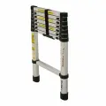 Лестница телескопическая односекционная Alumet TLS 2.3, алюминиевая, 8 ступеней, 2,3 м