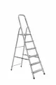 Стремянка алюминиевая Alumet 6 ступени АМ706, рабочая высота 3.20 м, нагрузка 150 кг.