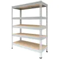 Стеллаж среднегрузовой МС-Т-1575-2,0 (2000х1551х784мм) (5 полок) (до 300кг на полку, до 2200кг на стеллаж)