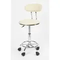 Стул лабораторный NOVOKOM НС-303 HC-303, искусственная кожа, кремовый