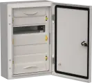 TITAN 5 Корпус металлический ЩРн-24 (1х24) 460х310х140мм IP54 серый (одна дверь) IEK