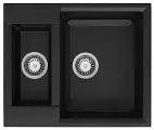 Мойка GRANICOM NOVELL Бьянка 595*495*200*145 мм (обсидиан) (без сифона)
