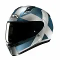 Мотошлем интеграл HJC C10 TEZ MC2SF, поликарбонат, XL, серо-синий