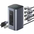 Док-станция Baseus NU1 Air Spacemate 12-in-1, 2 монитора, Space Grey, 12 мес. гарантия