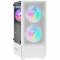 Корпус Montech X2 MESH, Midi-Tower, ATX, Mini-ITX, MicroATX, боковое стекло, белый