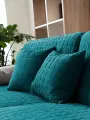 Подушки декоративные 40х40 - 2 шт, IRISHOME, изумрудные, гипоаллергенные, для сна и отдыха