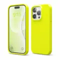 Elago для iPhone 15 Pro чехол Soft silicone (Liquid) Neon Yellow