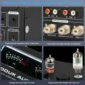 Douk Audio T6PRO HIFI TPA3255 усилитель на трубке Bluetooth с 300 - ваттной таблицей VUDouk Audio T6PRO HIFI TPA3255 300 VU