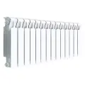 Радиатор биметаллический RIFAR Monolit Ventil 350 13 секции нижнее правое подключение RAL 9016 (Кол-во секций: 13; Мощность, Вт: 1794)