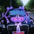 Свадебный набор CLICCASA Vice Fleet Pull Flower, кукла с двойным сердцем, фиолетовый, розовый