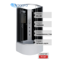 Душевая кабина Niagara Classic NG-2507-14BKG 80х80 см, без крыши, с гидромассажем 25071434BKG