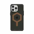 Чехол с поддержкой MAGSAFE Uag Plyo для iPhone 15 Pro MAX 6.7, цвет черный/бронза (Black/Bronze)